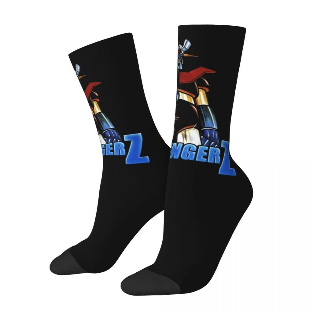 Calcetines nuevos para hombre Casual Actarus Mazinger Z Manga Calcetín Robot Goldorak Grendizer Medias de mujer Primavera Verano Otoño Invierno