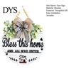 All Season Home Decorations Welcome Sign for Front Door Porch, Round Wooden Hanging Rustic Farmhouse Hanger Plaque, Hanger, Thoughtful Gifts Neighbors