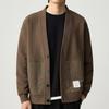 Spring New Men's Simple Loose V-neck Sweater Cardigan Jacket