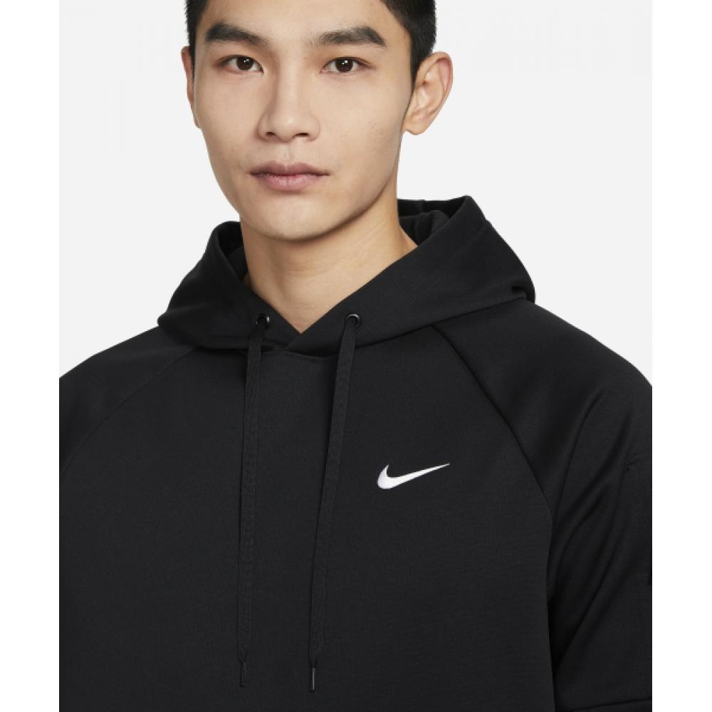 Nike TherMafit Pullover Fitness Hoodie M   Black White  Dq4835 010