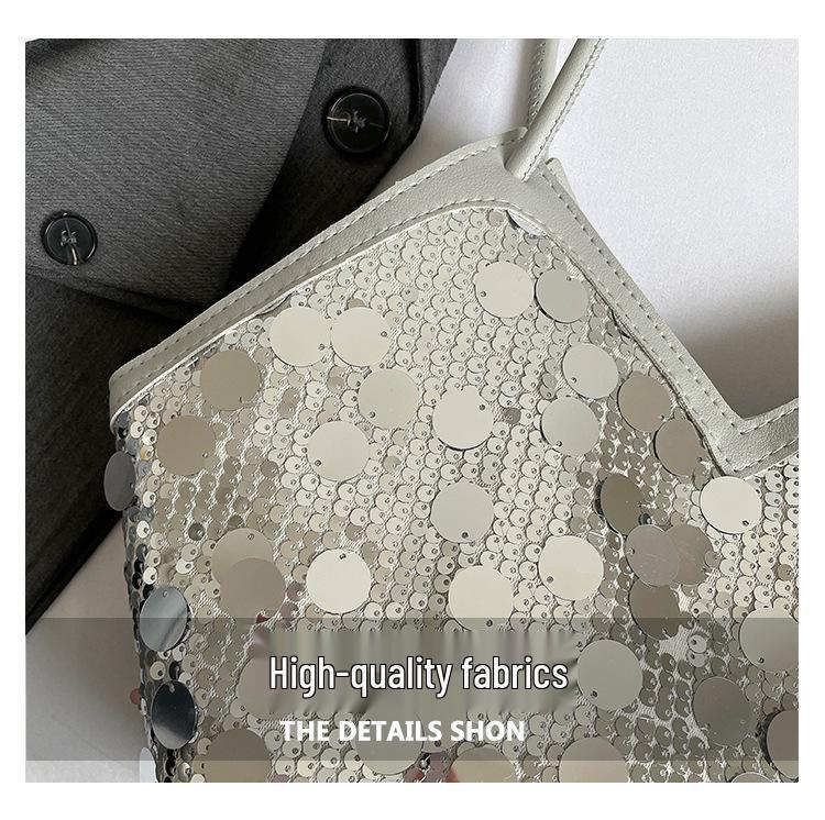 Women's Lux Sequin Shoulder Bag - 2026 Summer Collection