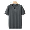 Dibinze Men's Plus Size Casual Knit Henley Sweater