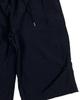 SK8ER ROCK Nylon Cargo Wide Long Half Pants Black