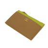 Used 9539 Double G Zip Key Pouch 837966 AAE5F 2843 7943 Current Bicolor Green Key Ring Unused GG Marmont Beige Unisex