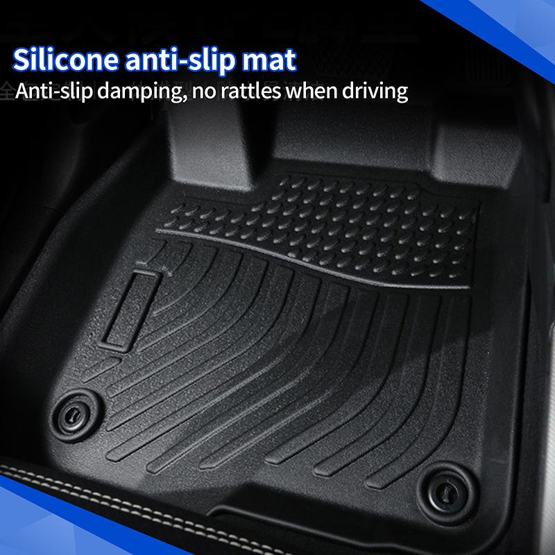 Floor Mats Full Sets For Toyota 4Runner 2025 TPE Material Waterproof Anti-Slip Liner Foot Pad cargo mat interior Car Accessories