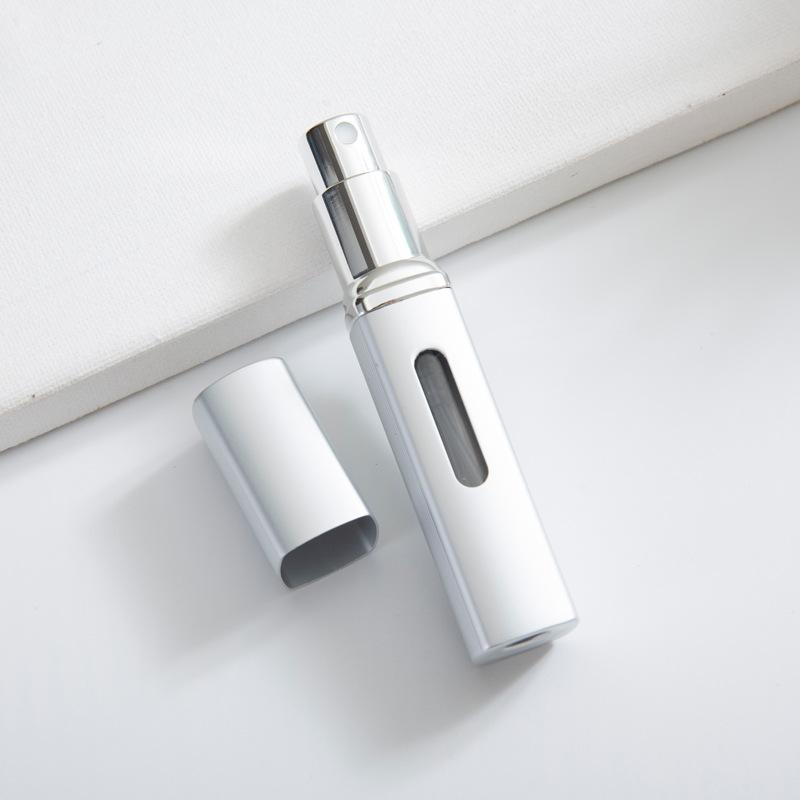 8/10Ml Refillable Perfume Bottle With Spray Scent Pump Portable Travel Empty Cosmetic Containers Mini Spray Atomizer Bottle