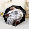 Ronaldo's Number Seven Glory Portable Automatic Umbrella Retractable Design with 8-Rib Durability Foldable Design All-Season Travel Fashion Lovers