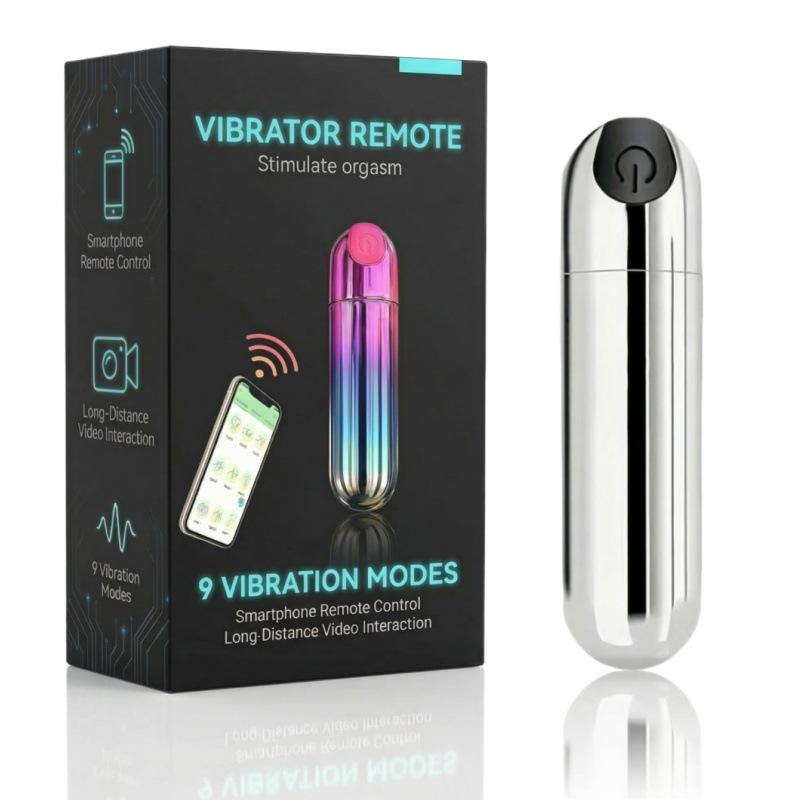 Wireless USB Rechargeable 10-Speed Bullet Vibrator & Anal Massager