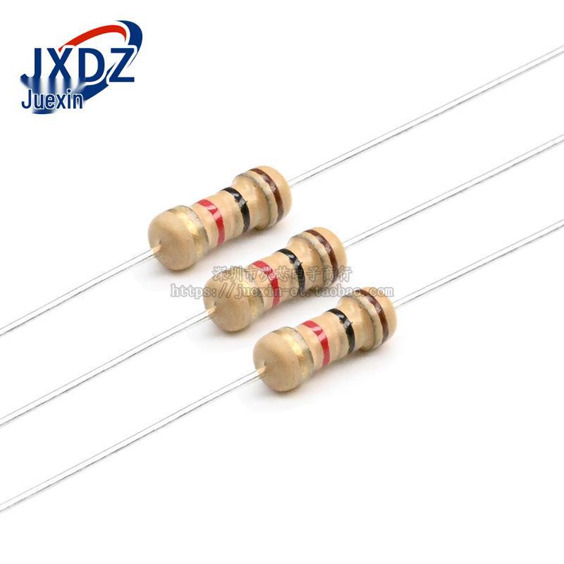 1/4W Carbon Film Resistor Set: 1K, 2K, 2.2K, 2.4K, 3K, 3.6K, 4.7K, 5.6K, 6.8K, 7.5K, 8.2K, 5% Tolerance