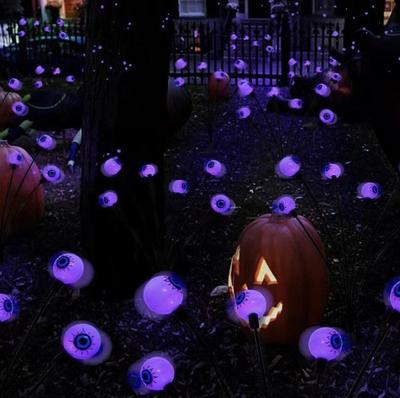 Halloween Eyeball Solar Garden Light - Spooky Outdoor Decor for Party & Horror Atmosphere