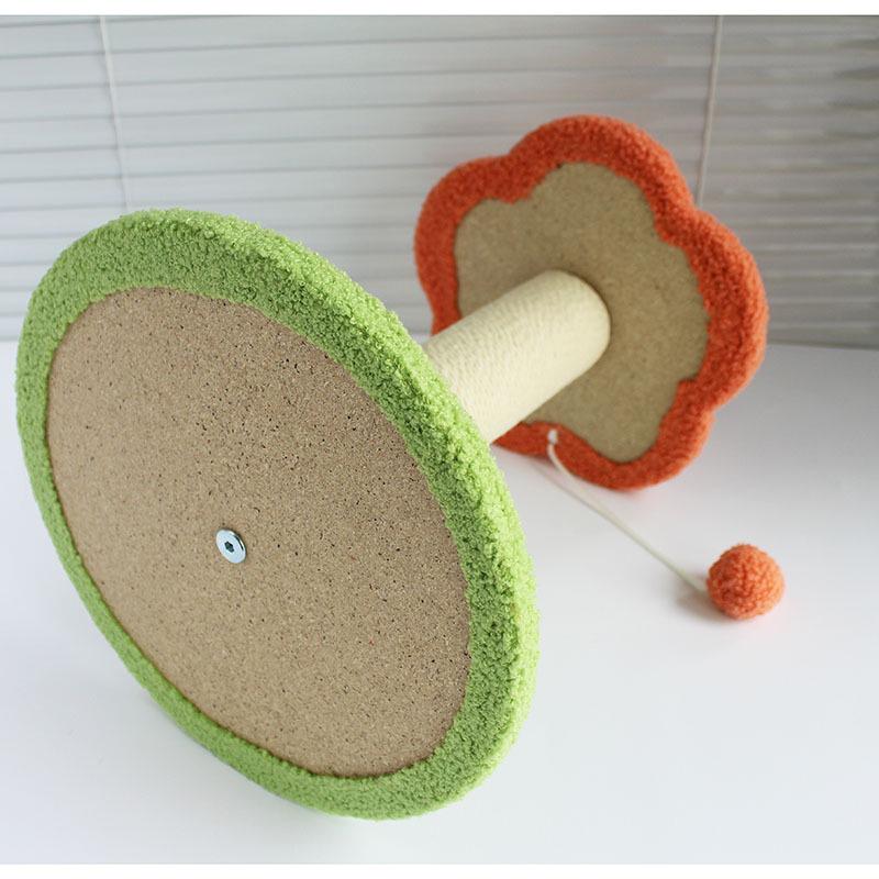 Compact Cat Tree with Sisal Scratching Post, Bed, and Scratch Board for Small Spaces - Ideal for Kittens and Adult Cats