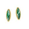 Gold Water Drop Rhinestone Earrings: French Niche Luxury Design for Women