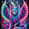 1000pcs Puzzle Game - Exercise Endurance and Logical Thinking - Exquisite Jigsaw Puzzle - (Phantom-Winged Heterochromatic Civet Roaming the Starry Nig