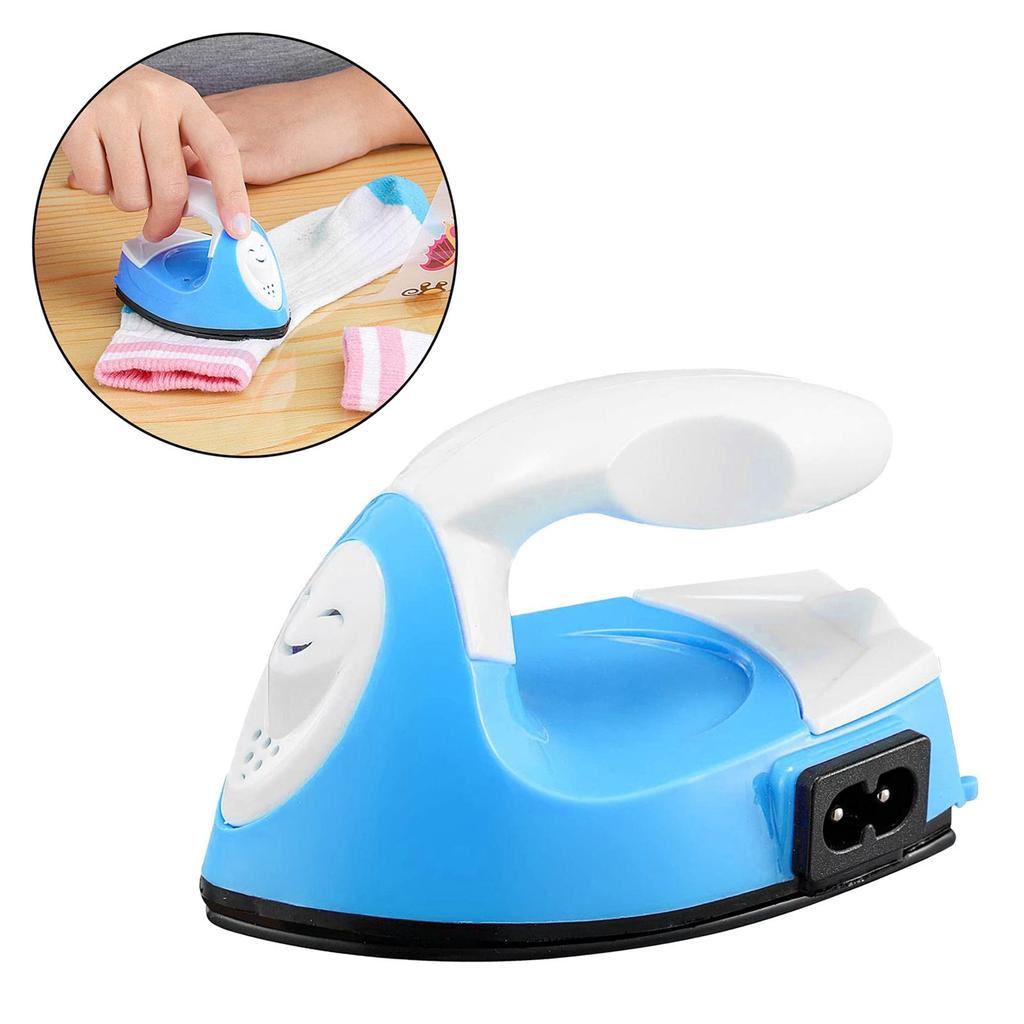 Mini Iron Multipurpose Heat Transfer Handy Small Fitments Stable Electric Iron for Home Clothes Vinyl Projects Shoes EU Plug