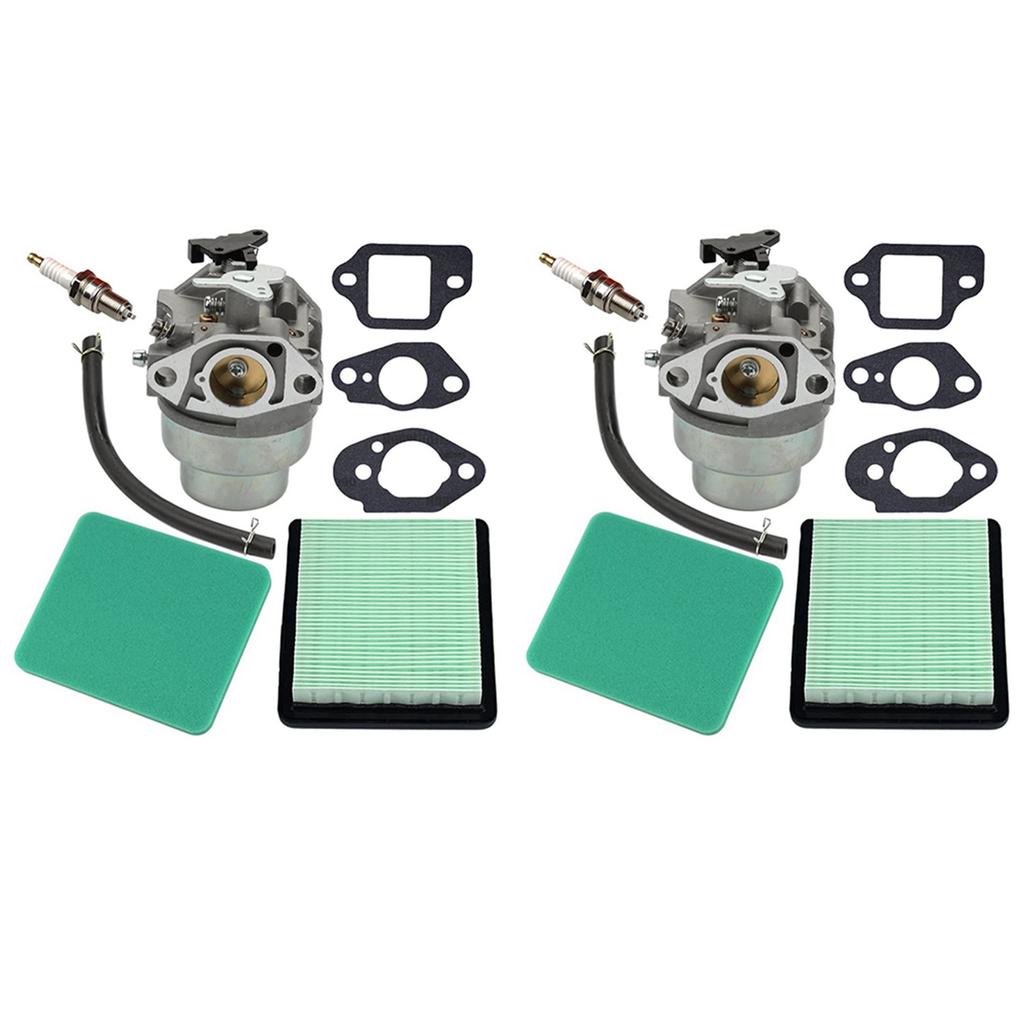 AT19-2 Set Carburetor + Gasket + Air Filter Plug For Honda GCV160 Engine HRB216 HRR216 HRS216 HRT216 HRZ216 Lawn Mower