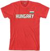 Threadrock Mannen Hongarije Nationaal Team T-shirt Hongaars Voetbal