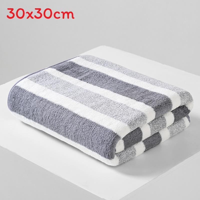 Bath Towel Wrap Coral Fleece Thick Large Absorbent Home Use For Face And Body