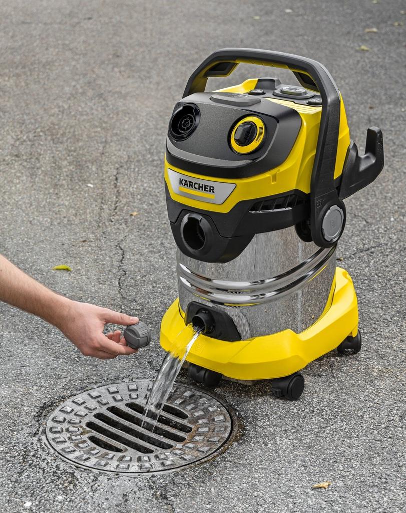 Kärcher WD 5 Control S 25/5/22 Wet/Dry Vacuum Cleaner 1200W Yellow