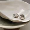Simple Ear Buckle Earrings Stylish Commuter Versatile Women Hoop Earrings