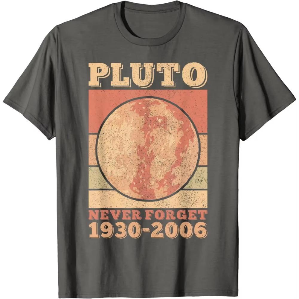 Pluto Never Forget Space Science Astronomy Men Women Funny T-Shirt