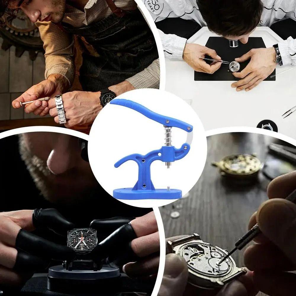 Efficient Press Watch Back Press Tool Set Nylon Dies Watch Back Cover Presser  Battery Change