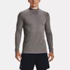 Under Armour ColdGear Long Sleeve Training T-Shirt Men Tops Grey 1345703-019