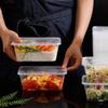 Disposable Plastic Microwavable Food Containers with Lids