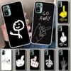 Middle Finger Phone Case Cover for Xiaomi Redmi Note 15 14 13 12 11 Pro Plus 14S 12S 11S 11T 11E 10S 10 Customized Fundas Redmi