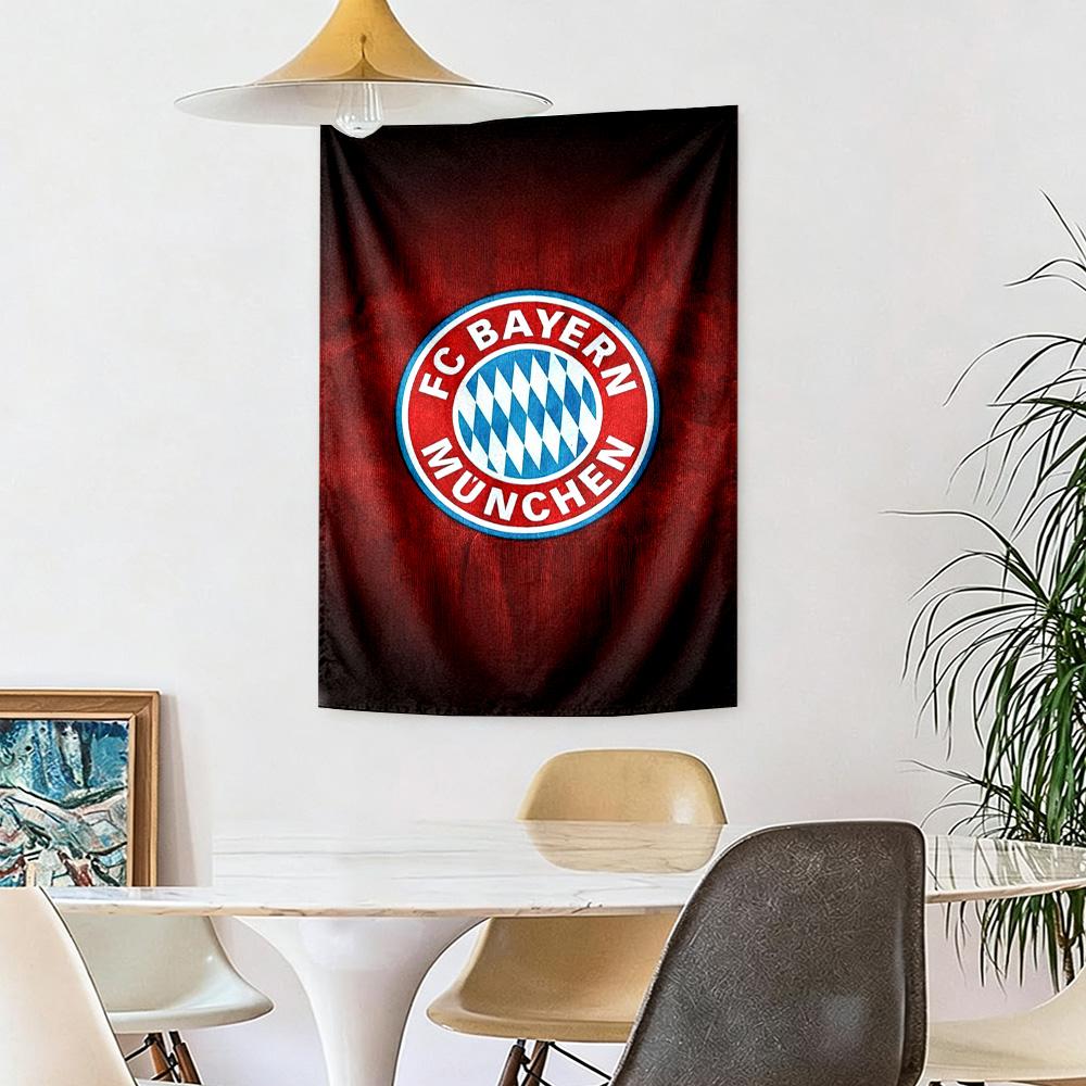 Bayern Munich Wall Decor Tapestry Art For Pet Memorial Birthdaywedding Party Backdrop Family Gift