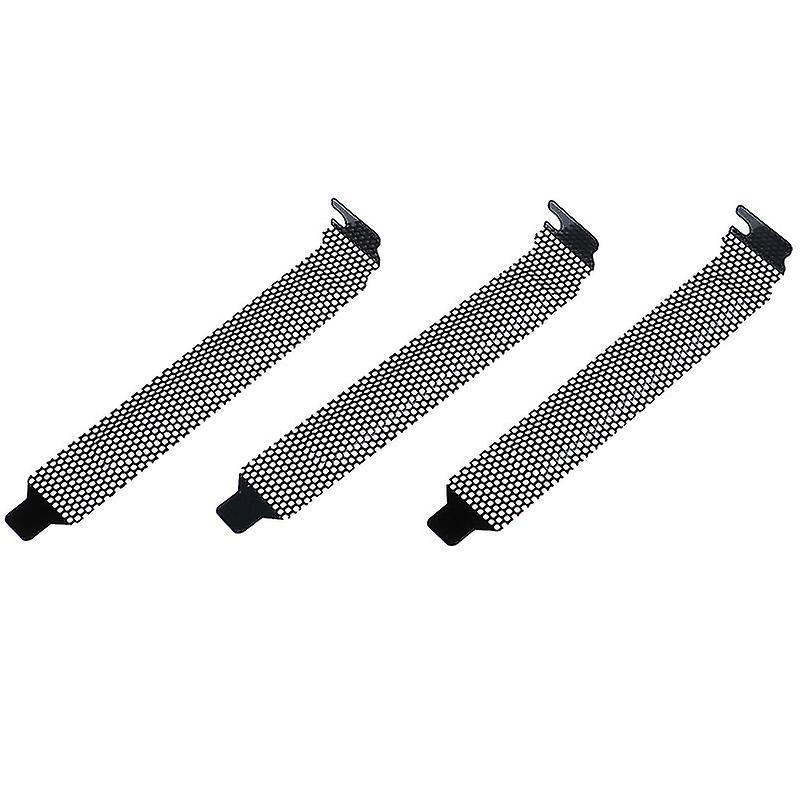 10 Stück Neue Schwarze PCI-Steckplatzabdeckung Staubfilter Blindplatte Hartstahl-hao