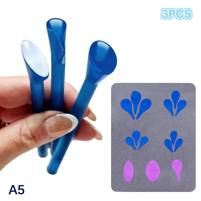 

Набір інструментів для точкового розпису квітами 3/4 шт. Інструменти для точкового розпису мандали, інструменти для тиснення для рокарт, ручка-штамп, DIY графіті, для дому, вулиці