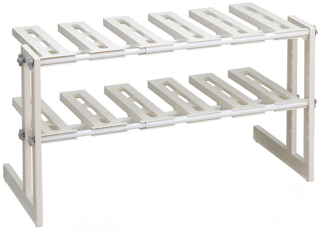 

Belca Kitchen Сделано в Японии Хранение Свободная стойка 2 яруса Раздвижная Ширина x Глубина x Высота см Белая Под раковину 50~75 30.3 39.9 MT2-EX белый