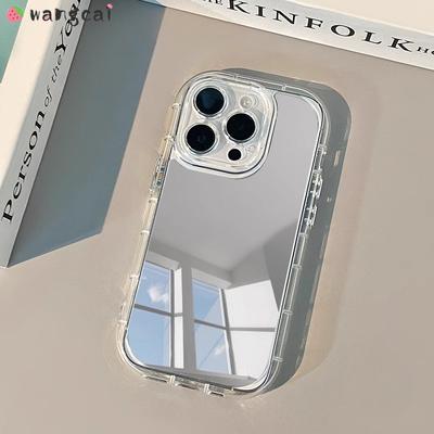 Mirror Phone Case For OPPO Reno 14 13 11 10 9 8 8T 8Z 7Z 8 7 Lite 6 5 4 3 SE Cover Cute Simple Luxury Soft Shockproof Clear Case