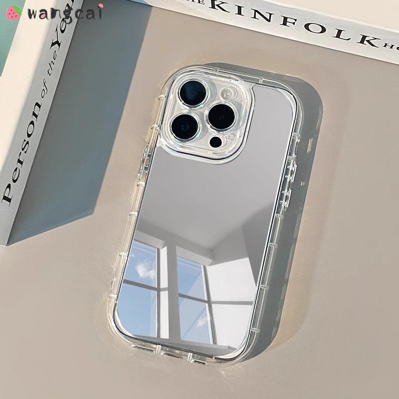 Mirror Phone Case For Vivo Y20 Y20S Y12A Y12S Y11S Y17 Y15 Y13 Y12 Y11 Back Cover Cute Simple Luxury Soft Shockproof Clear Case