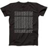 MXCAPITAL All Work and No Play Shining Black Mens T-Shirt Graphic Unisex Tee