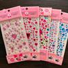 Educational Shiny Princess Gem Stickers for Girls - Crystal Diamonds Cartoon Dress-up Rewards