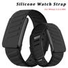 Soft-Touch Silicone SportFlex Wrist Band Compatible with WHOOP 5.0/5.0 MG Waterproof Sweatproof Replacement Watch Strap