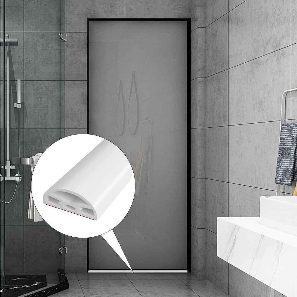 Separación Seco y Húmedo Umbral de Ducha Borde de Fregadero de Silicona Barrera de Agua para Baño Cocina
