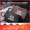 2025 Гарячий Шкіряний Гаманець-Ключниця на Блискавці Чохол для Автомобільних Ключів Сумка для Зберігання Монет Для Mazda 2 3 6 5 Atenza CX30 CX90 CX60 CX50 MX30 CX3 CX5 MX5 C