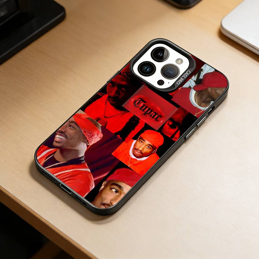 

2pac Тупак Шакур R- Рэпер Чехол для телефона Для iPhone 17,16,15,14,13,12,11 Plus,Pro Max,XS,Красочный Серебряный Чехол для телефона Funda Cover iPhone16promax