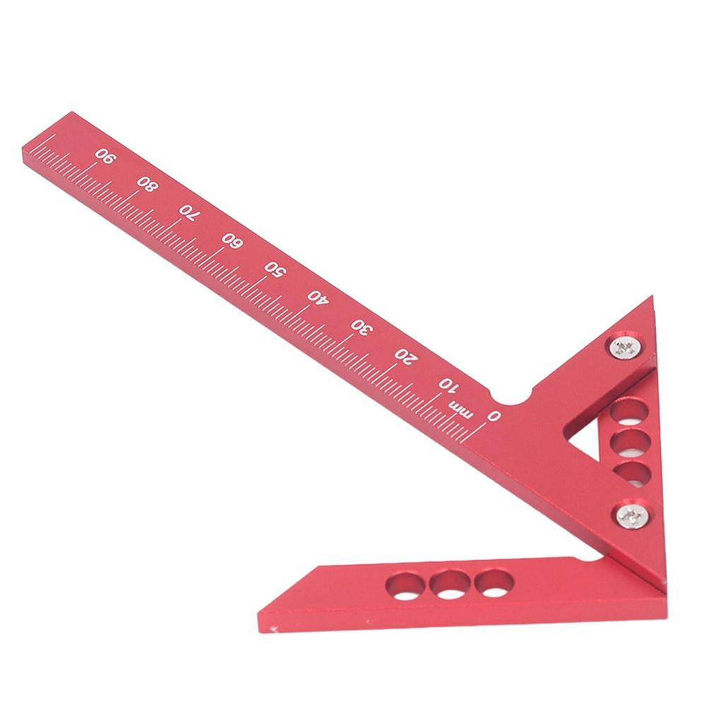 Center Line Scriber Aluminum Alloy Center Finder 45 Degree Angle Scribing Gauge Woodworking Marking Tool