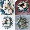 Spring Season Blue Rose Wreath Wedding Birthday Party Decoration Top Sale