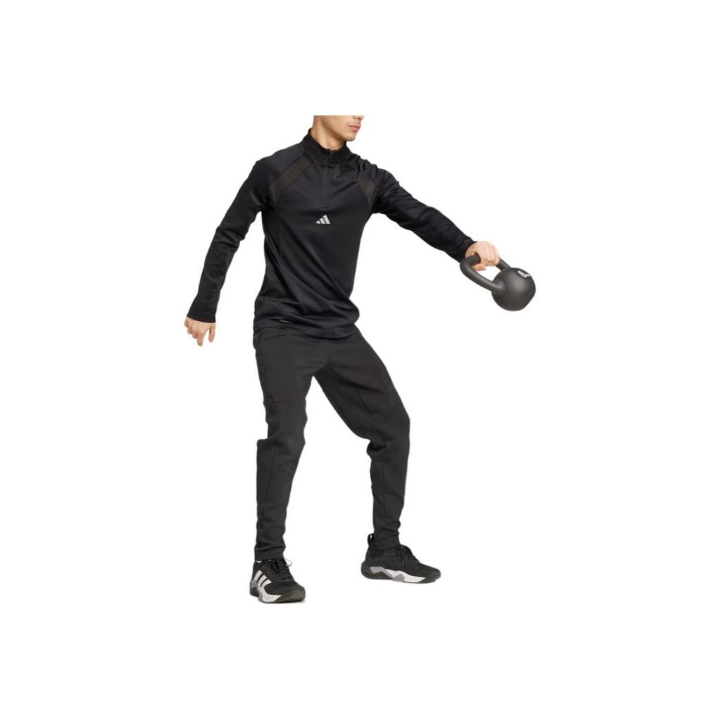 adidas Climacool Tech Apparel Half-Zip Sports Quick-Dry Long Sleeve T-Shirt Men Tops KC3328