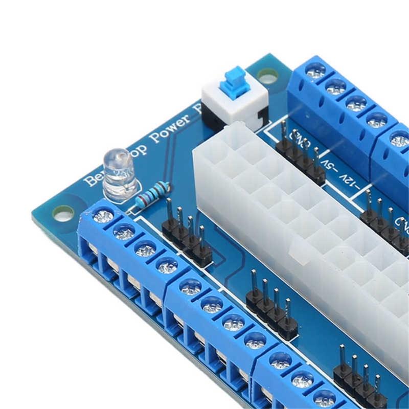 24/20pin Power Supply Breakouts Board Module Power Adapter Board Module Terminals Block Breakouts Module