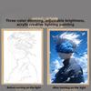 31cm/12.2in Satoru Gojo Light Painting Anime Peripherals 3D Night Light Bedroom Decoration Acrylic Originality Collectible Gifts