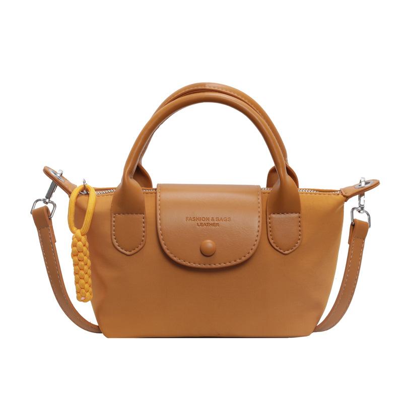 Ретро портативная маленькая квадратная сумка, универсальная сумка-мессенджер через плечо в форме пельменя