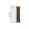 Roger Vivier RV Glitter Buckle Chain Fabric Envelope Clutch Shoulder Crossbody Bag Women bags Gray RBWAMZD0200MH1B200