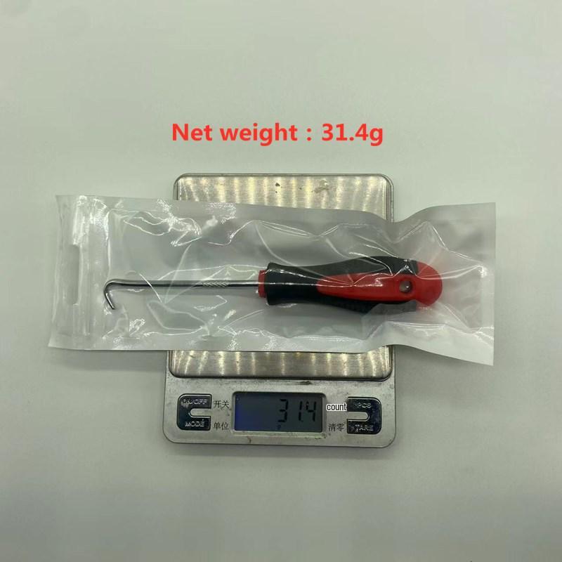 Red Portable Feather Tennis Badminton Racket Stringing Tool - Hook & Bent 