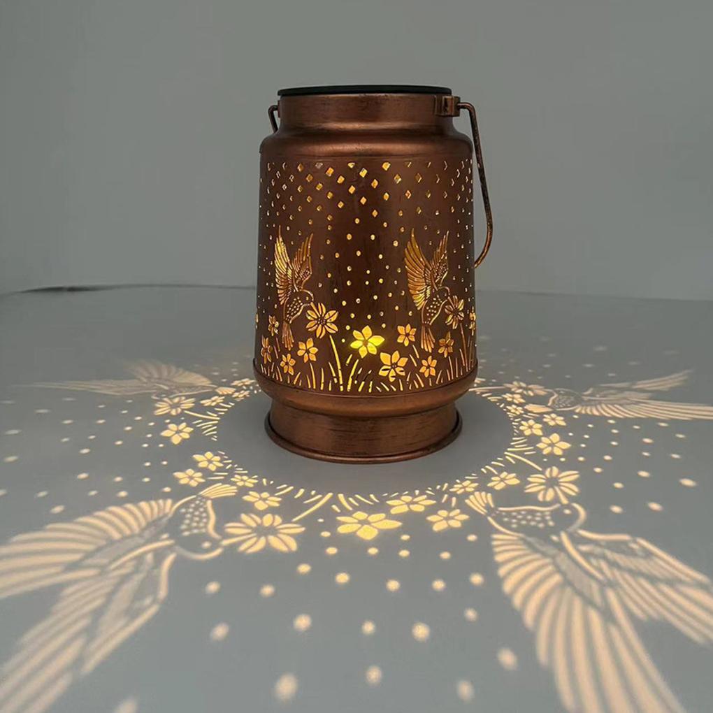 Solar Lantern For Garden Decoration With IP65 Waterproof Protection Level Solar Projection Light