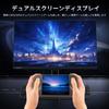ANBERNIC RG477M Dimensity 8300 Android 14 System Touch Handheld Game Console with Hole RGB 5300mAh Silver Copper 4.7-inch WiFi/Bluetooth, Joystick,